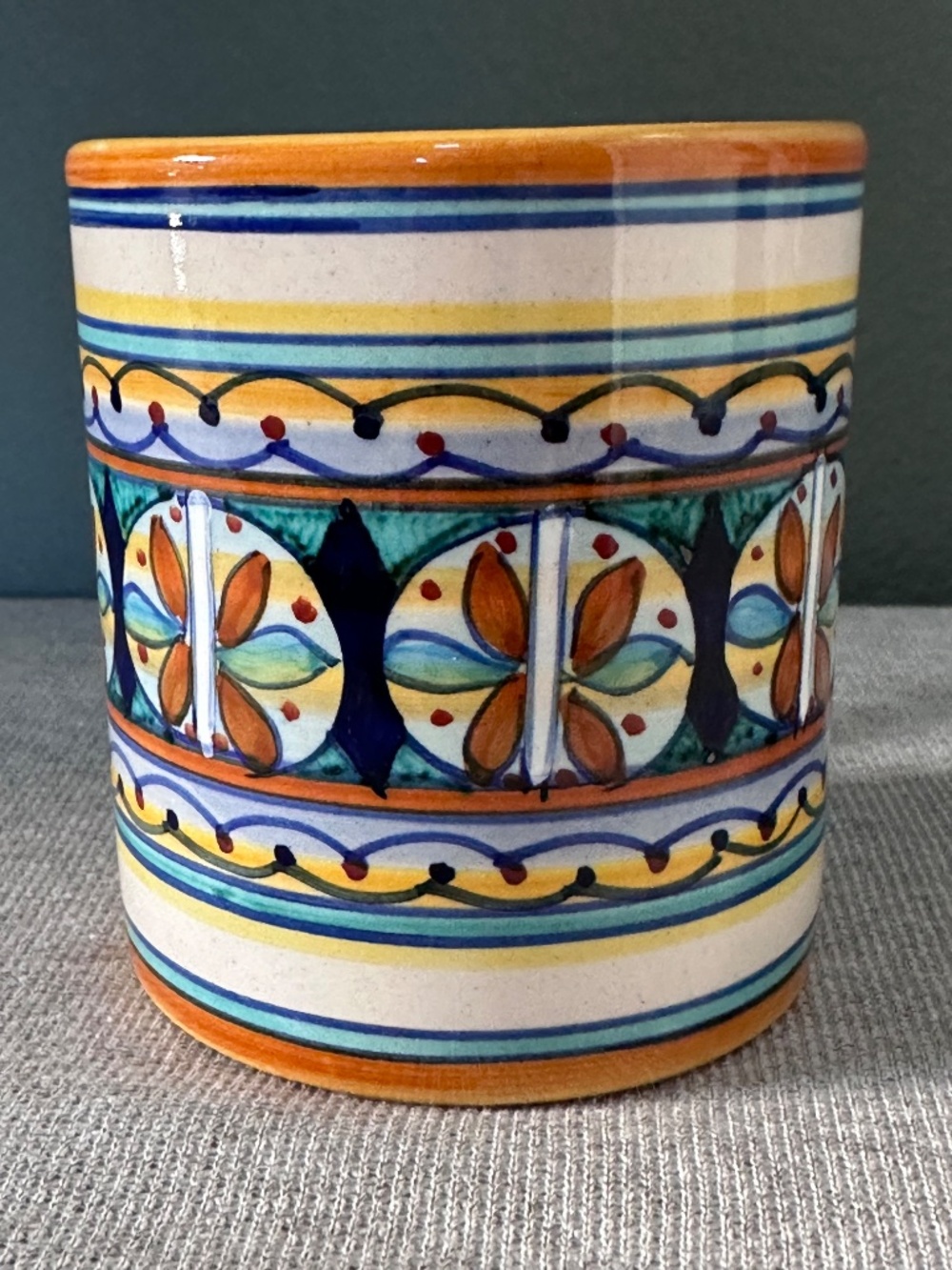 Italian Deruta Ceramic Mug - Picture 3 of 7